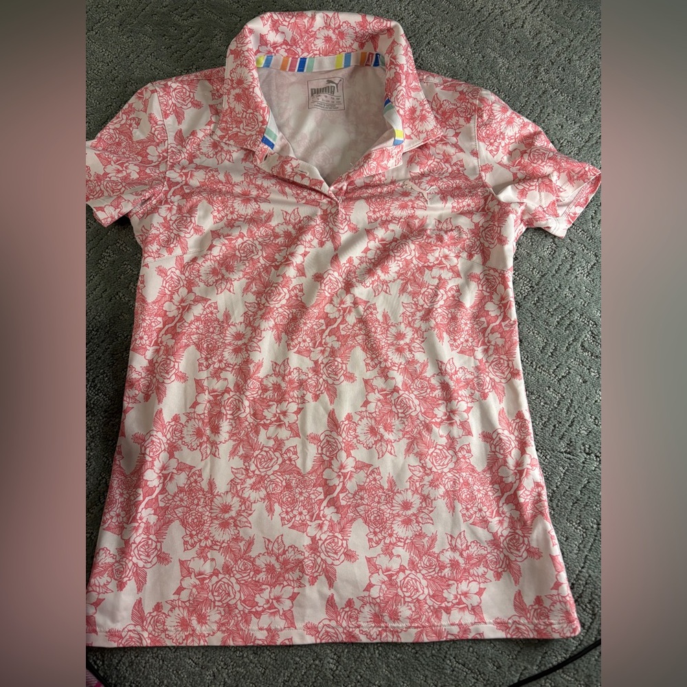 Girls Puma golf shirt